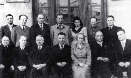 Management staff of the institute, 1950s